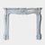 1980s Vintage French Louis XV Marble Fireplace Mantel, 1980 For Sale - Image 5 of 6