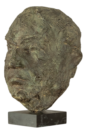Bronze Sculpture of Helmut Kohl, 1980s