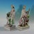 Pair of Wood Family Staffordshire pearlware figures of Geoffrey Chaucer and Sir Isaac Newton, circa 1800. Each figure is...
