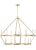 2020s Chapman & Myers by Visual Comfort Studio Marston 2-Tier Large Chandelier, Burnished Brass For Sale - Image 5 of 5