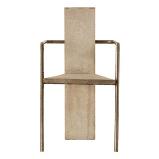 Concrete Chair by Jonas Bohlin for Källemo, Sweden, 1980s For Sale