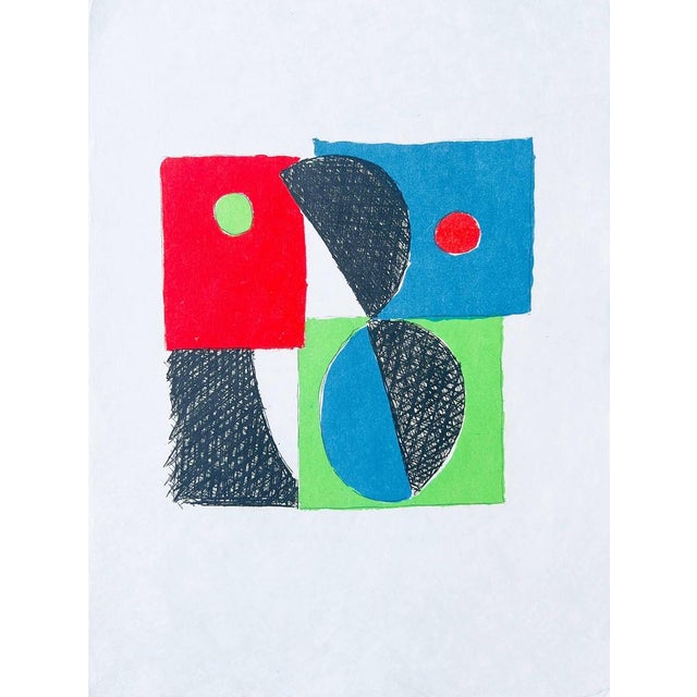 Sonia Delaunay, Juste Présent, 1961, Lithograph For Sale - Image 7 of 7