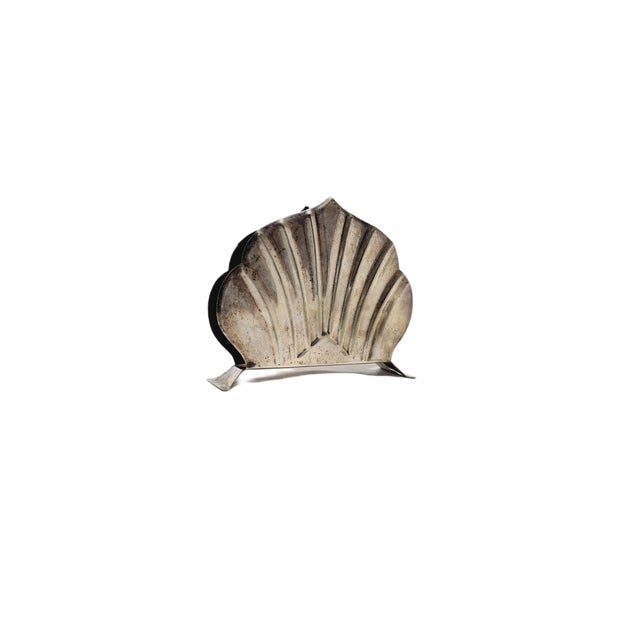 Silver Art Deco Napkin Holder, Germany, 1950s For Sale - Image 8 of 8