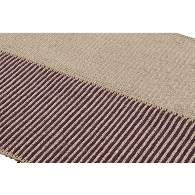 Handwoven in wool, this 4x5 contemporary Kilim is from an exciting new custom-capable flatweave collection by Rug & Kilim....