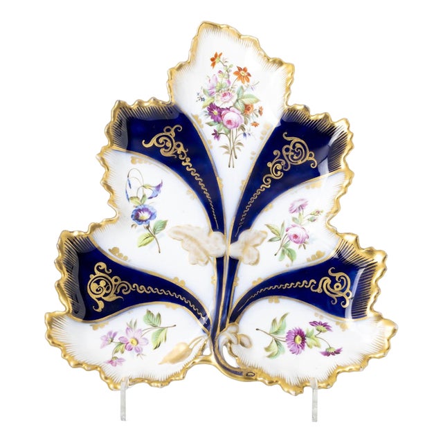 Porcelain Appetizer Dish Paris Vista Alegre For Sale