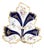 Porcelain Appetizer Dish Paris Vista Alegre For Sale