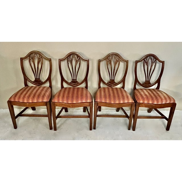 Wood George III Dining Chairs, C. 1780 For Sale - Image 7 of 8