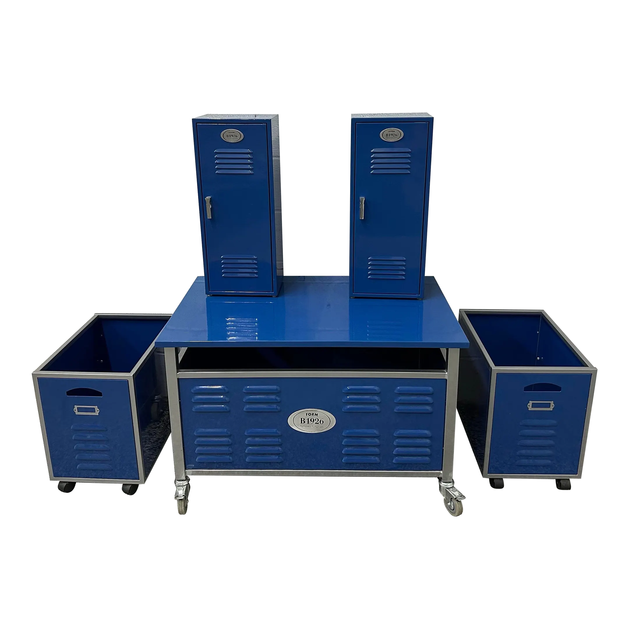 Bombay Kids Form 1926 Locker Style Furniture 5 Pc. | Chairish