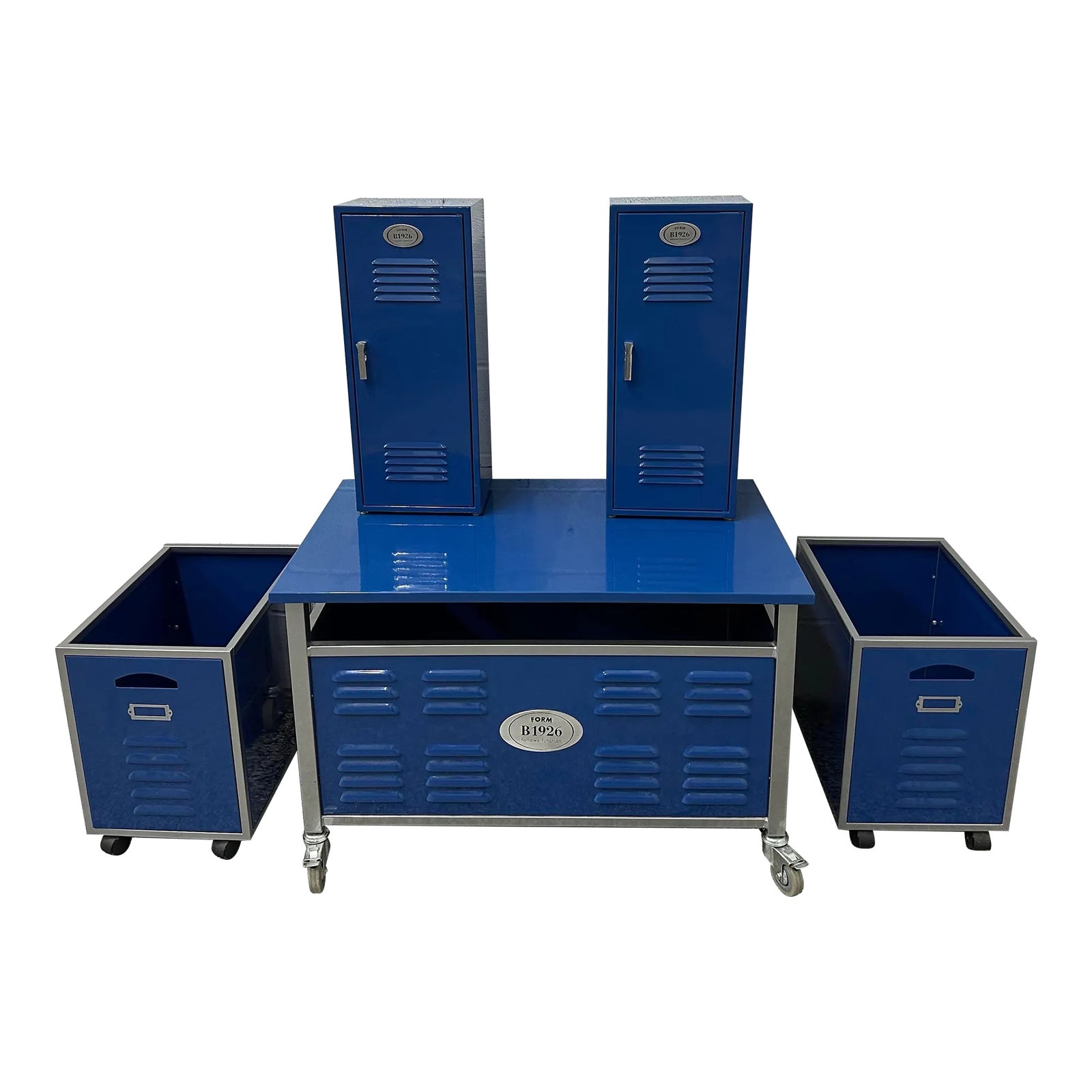 Bombay Kids Form 1926 Locker Style Furniture 5 Pc. | Chairish
