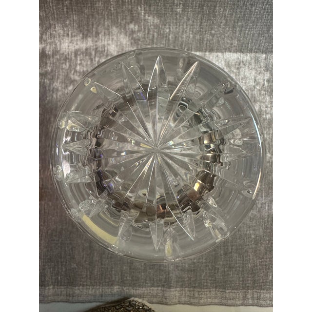 Glass Vintage Atlantis Crystal Decaner For Sale - Image 7 of 10