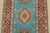 2020s Kazak Runner 2’7” X 9’6” Blue Wool Tribal Hand-Knotted Oriental Rug For Sale - Image 5 of 12