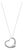 Tiffany & Co. Elsa Peretti 925 Sterling Silver Open Heart Pendant Necklace For Sale