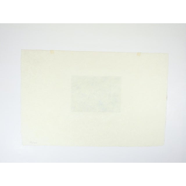 Contemporary Late 20th Century Kaiko Moti Horses in Blue Aquatint Etching For Sale - Image 3 of 4