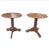 Brown Vintage Pedestal Mahogany Tripod Gator Tail Feet Side Tables, a Pair For Sale - Image 8 of 11