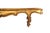 Made in Italy hand-carved antique giltwood wall shelf.