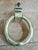 Metal Antique Brass Ring Door Knocker, 1920s For Sale - Image 7 of 7