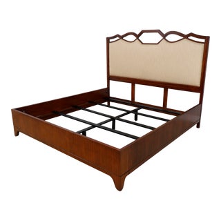 Century King Size Modern Design Upholstered Bed For Sale