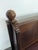 Art Deco Brasserie Bench in Oak and Burl Wood with Burgundy Imitation Leather Seat, 1930s For Sale - Image 11 of 13