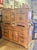 Vintage Wynwood Furniture Traditional Oak Bedside Cabinets / Nightstands - A Pair For Sale - Image 10 of 11