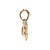 An elegant late 20th-century pendant featuring an oval-cut orange citrine as the centerpiece. The citrine is encased in...