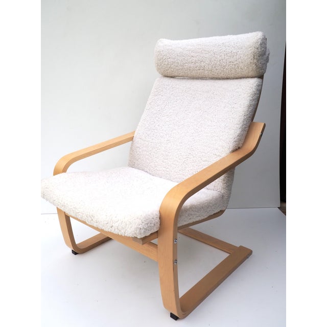 Sheepskin Poäng Armchair by Noboru Nakamura for Ikea, Sweden, 2011 For Sale - Image 14 of 14