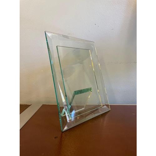 Vintage Glass Photo Frame from Fontana Arte, 1980s For Sale - Image 4 of 7