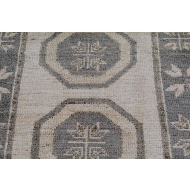 Traditional Oushak Hand Knotted Wool Rug, 2'10"x10'1" For Sale - Image 3 of 5