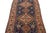Handmade Navy Blue Antique Kurdish Wool Runner With Allover Design For Sale - Image 4 of 9
