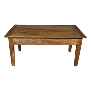 Louis XVI Walnut Coffee Table For Sale