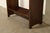 Brown Lakeside Craft Shops Antique Mission Oak Arts & Crafts Cutout Book Trough or Magazine Stand, Newly Refinished For Sale - Image 8 of 11