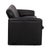 Leather Three-Seater Black Bora Sofa from Leolux For Sale - Image 9 of 12