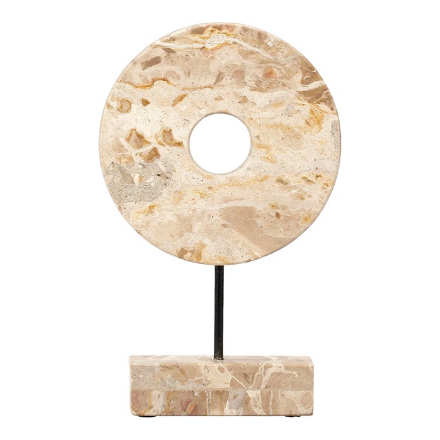Jamie Young Soleil Marble Stand Sculpture For Sale