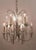 Chrome Ten-Light Chrome and Glass Chandelier by Sciolari For Sale - Image 8 of 10