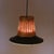 Metal Hanging Lamps in Wicker, Black Metal, and Glass, 1950s, Set of 2 For Sale - Image 7 of 9