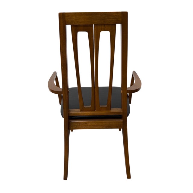 Wood Mid-Century Modern Young MFG Co. Walnut Dining Chairs - Set of 6 - Restored! For Sale - Image 7 of 10