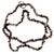 Late 20th Century Ajd 34 Inch Infinity Smoky Quartz Polished Chip Necklace For Sale - Image 4 of 6