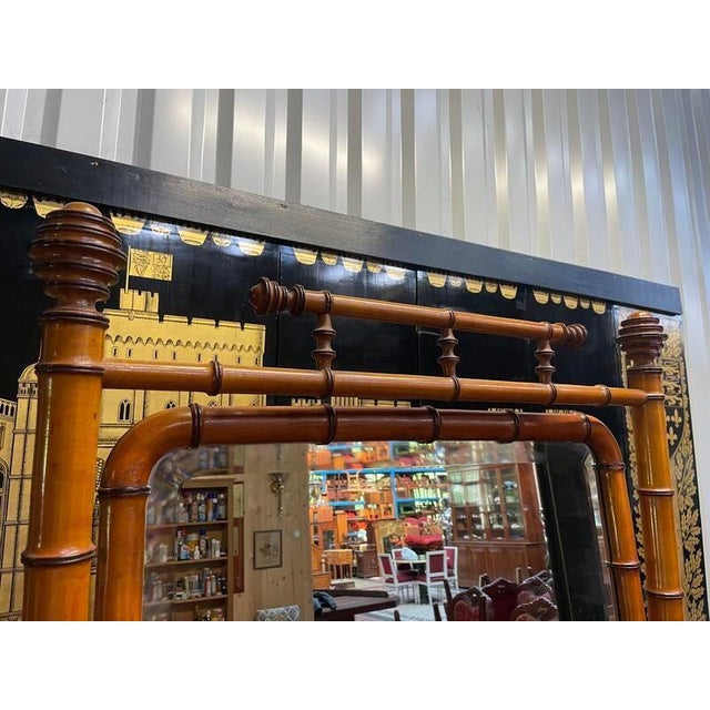 Artist: None Period: 19th century Style: Art Nouveau Condition: Excellent condition Material: Solid wood Length: 82Width:...