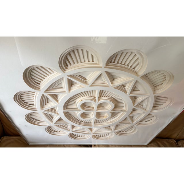 Cream 1970s Nancy Miller Hand-Cut Layered Paper Geometric Wall Art For Sale - Image 8 of 14