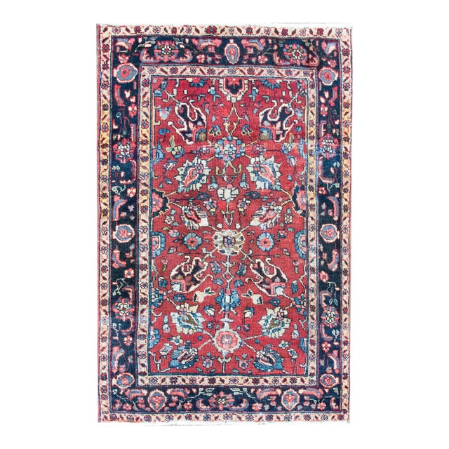 Early 20th Century Persian Heriz Rug For Sale