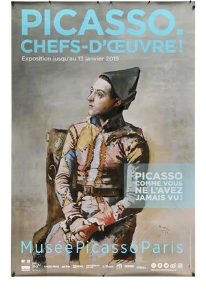 2010s Chefs D'oeuvre Musee Picasso Exhibition Poster