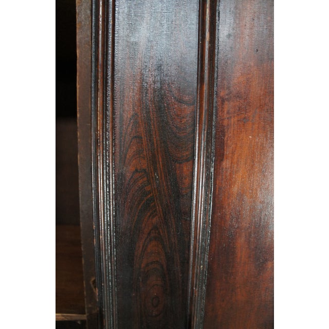 Late 19th Century Monumental American Rococo Revival Rosewood Carved Knockdown Armoire Wardrobe For Sale - Image 12 of 12