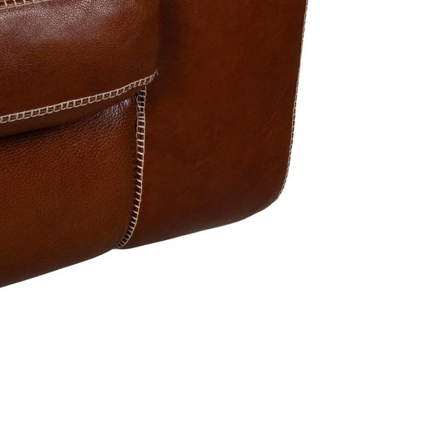Valentino Three-Seater Sofa and Chair with Ottoman in Leather from Machalke, Set of 3 For Sale - Image 11 of 18