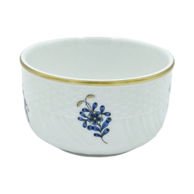 Traditional Herend Chinese Bouquet Black Sapphire Porcelain Sugar Bowl For Sale - Image 3 of 9