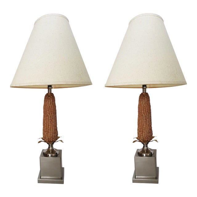 Vintage Maison Charles French Table Lamps- A Pair For Sale