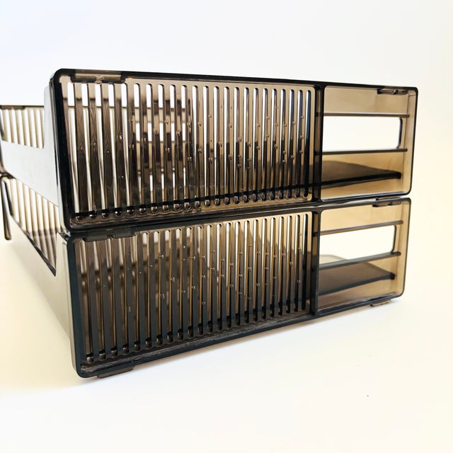 Vintage Eldon Stacking Paper Trays - Set of 2 For Sale In San Francisco - Image 6 of 15