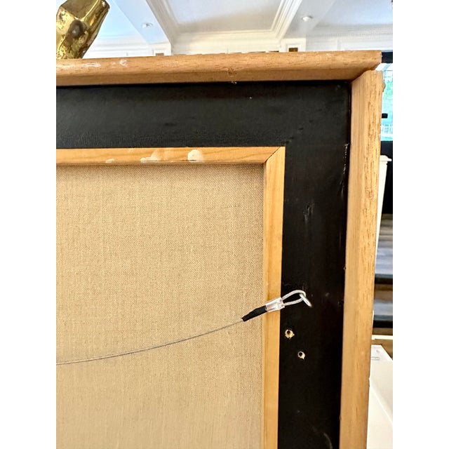 Original Benjamin Levy Oil on Canvas Painting "The Canyon," Signed and Dated 1992 For Sale - Image 10 of 12