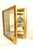 French Italian Gold Gilt Curio Wall Cabinet "Horchow" For Sale - Image 3 of 10