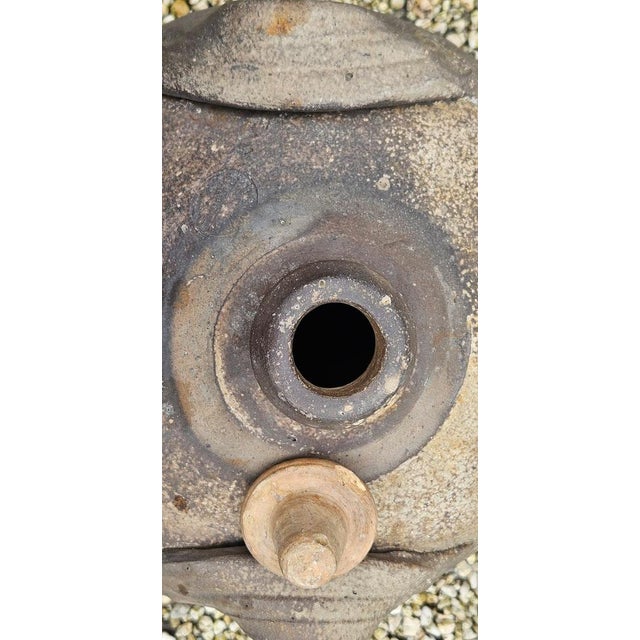 Antique French Sandstone Oil Jar, 1900s For Sale - Image 6 of 13