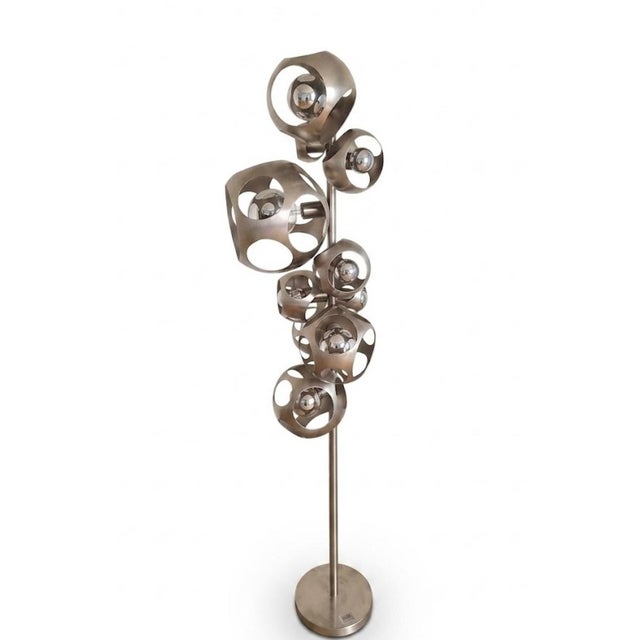 Silver Incubi Sculptural Floor Lamp by Dario Nasuti For Sale - Image 8 of 11