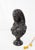 Antique Grey/Black Marble Bust Depicting a Young Woman For Sale - Image 9 of 9